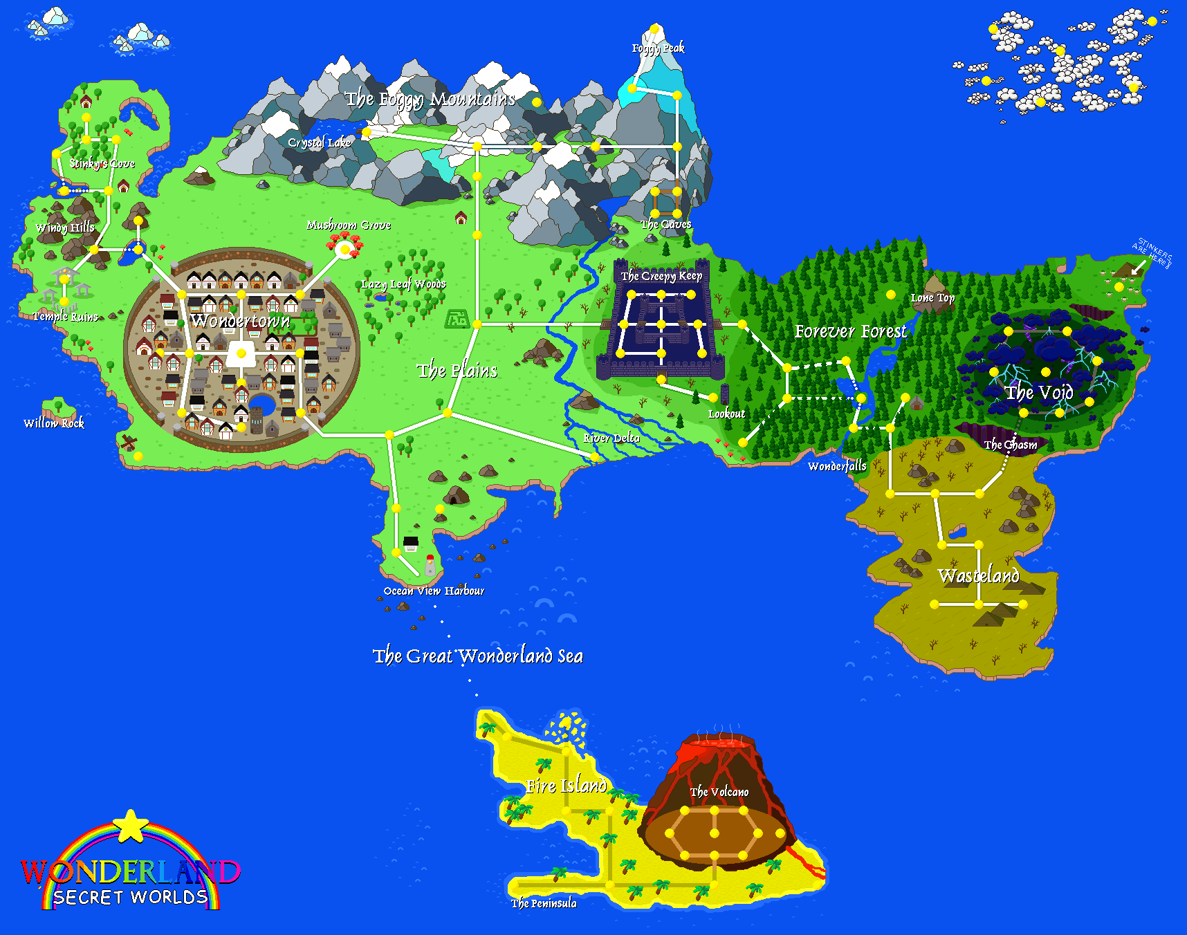 Wonderland Secret Worlds Map Pixel Art.png